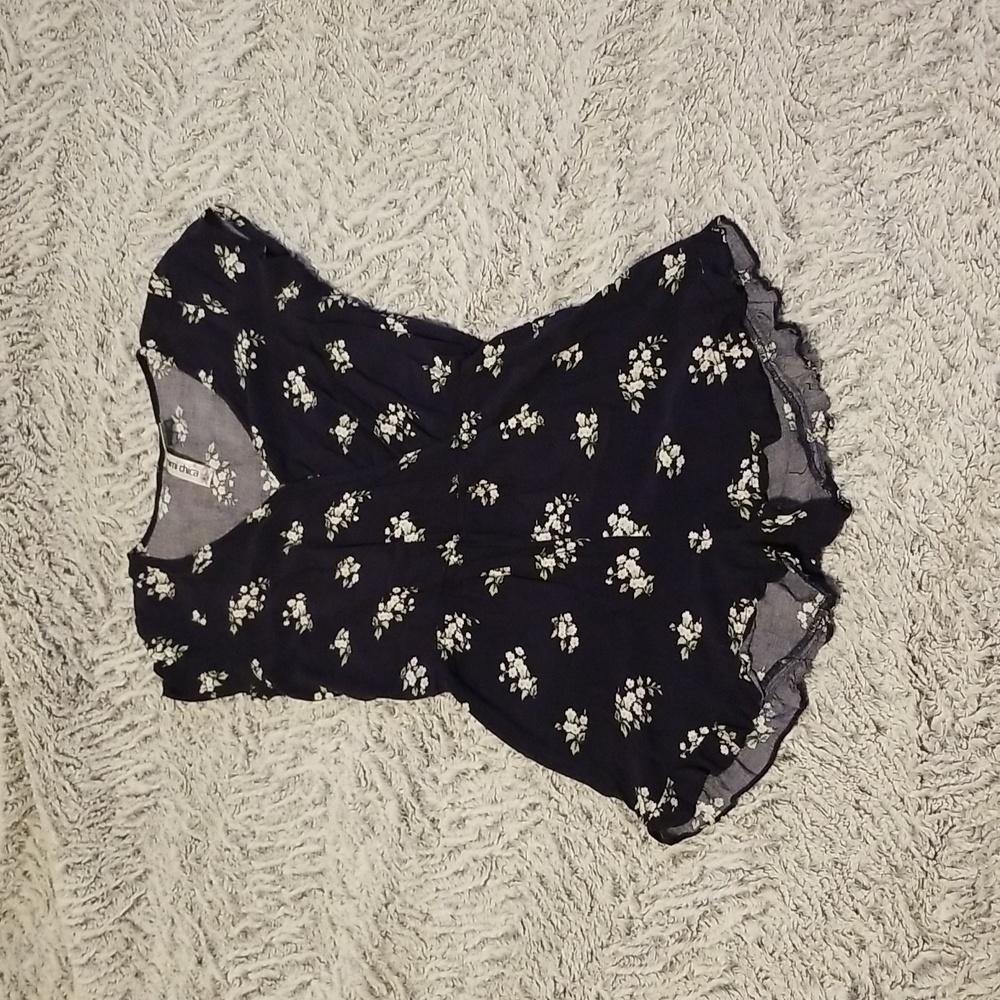 Navy Blue shorts Romper size Small